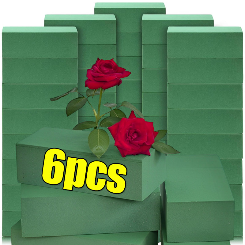 Floral Foam Oasis - Зеленый флористический пенопласт в брикетах, искусственная