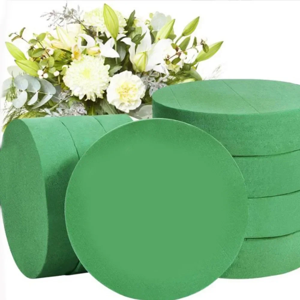 Floral Foam Oasis - 6,5-дюймовые круглые пенопластовые блоки для искусственных
