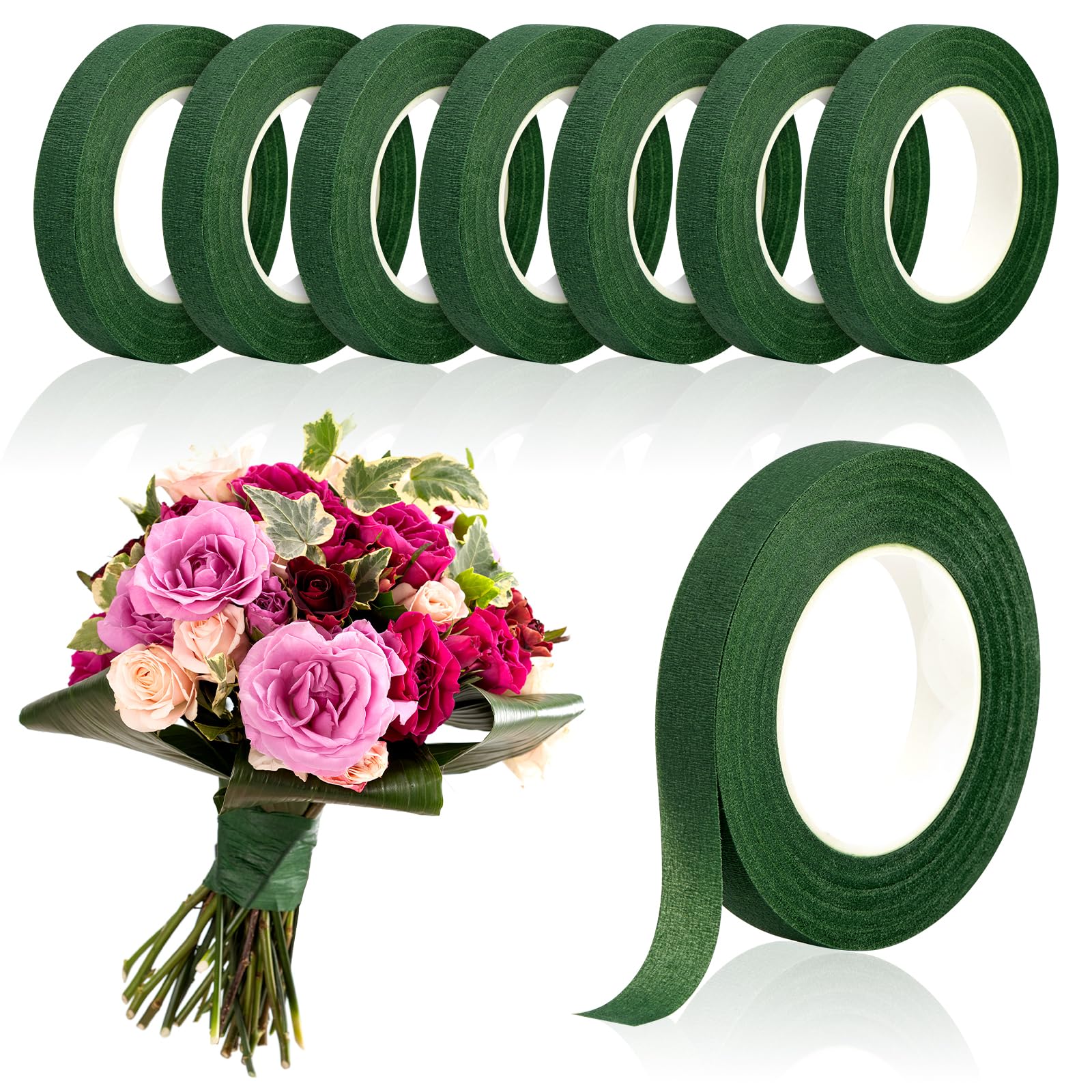 20 ярдов зеленой ленты для бук – обзор и цена Floral Tape Green