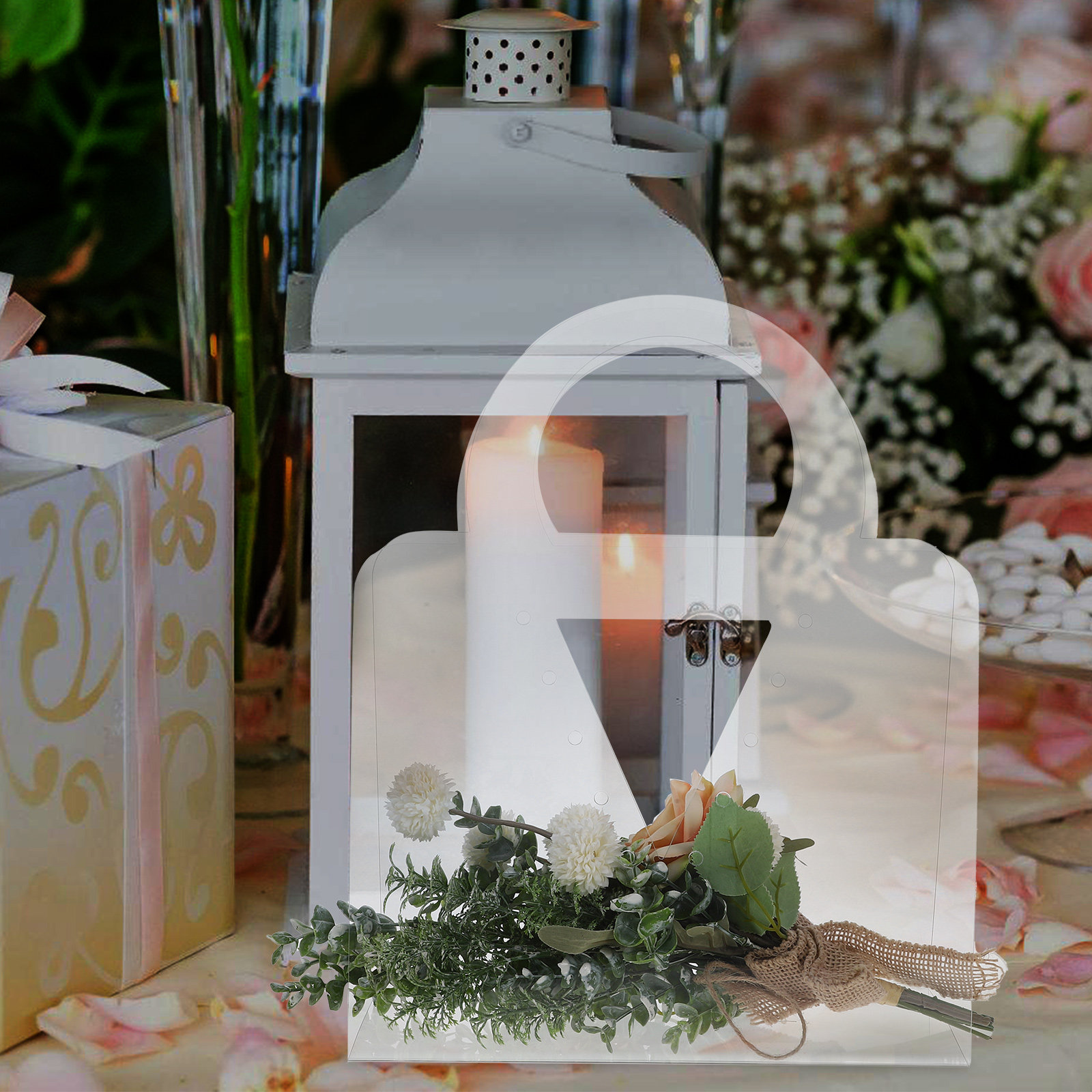 Набор из 4 прозрачных подарочн – обзор и цена Florist Supply Shop