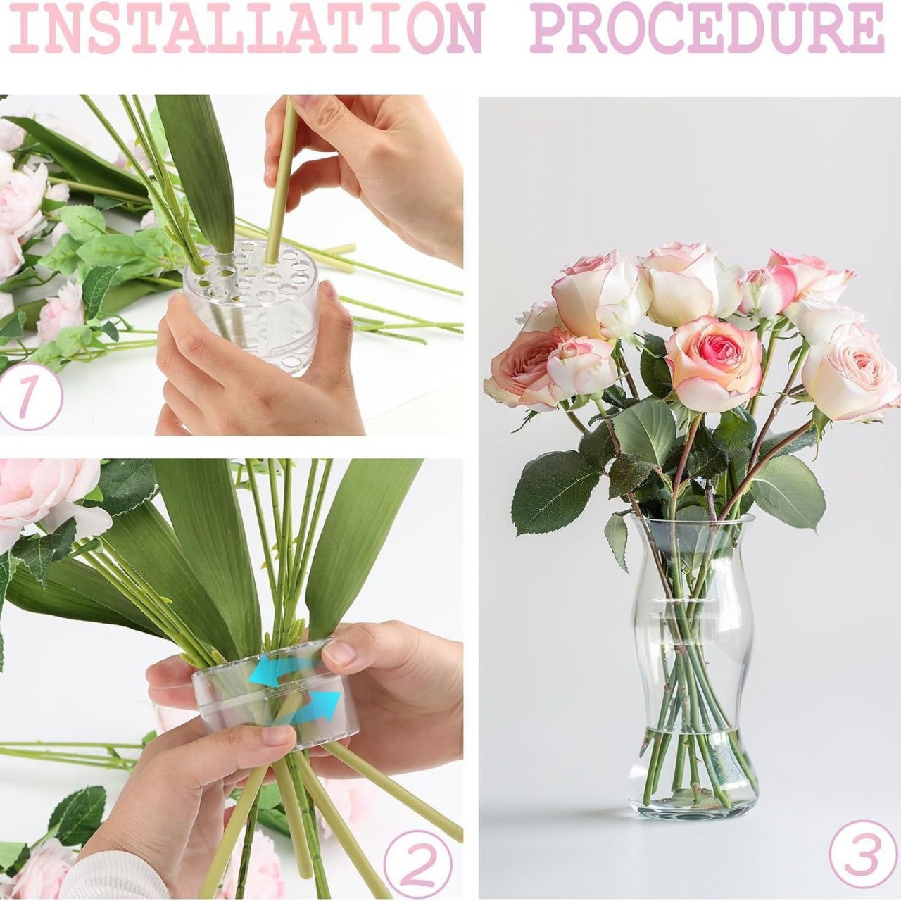 Спиральный держатель для стебл – обзор и цена Florist Supply Vases
