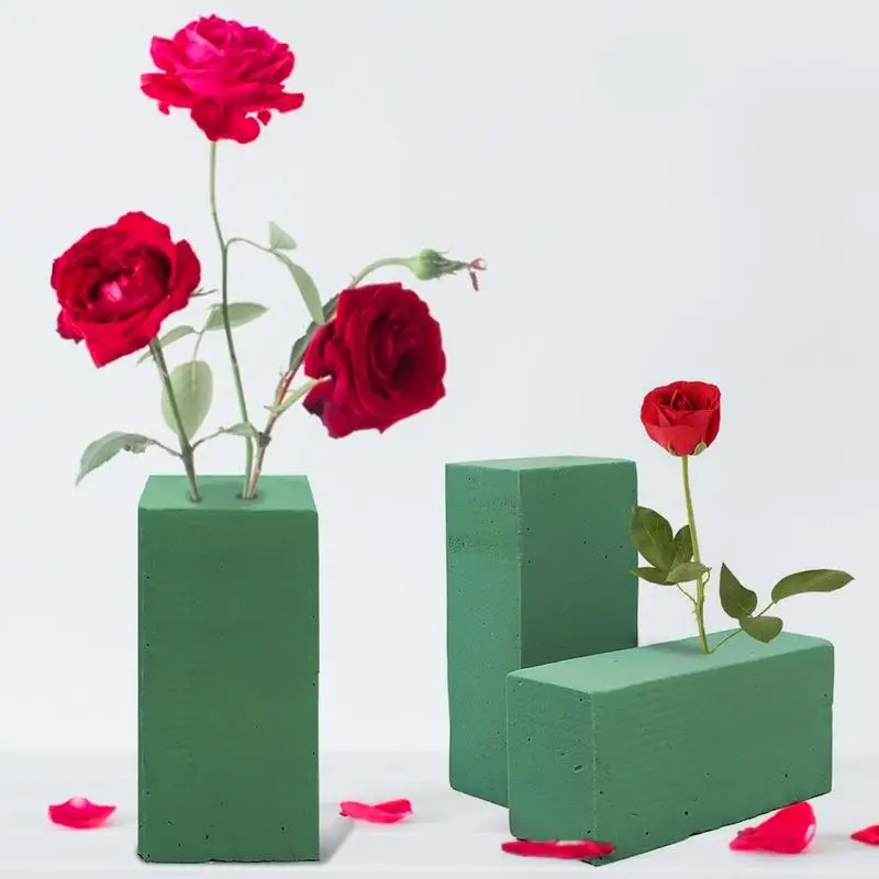 Цветочная пена Зеленая квадрат – обзор и цена Floral Foam Oasis