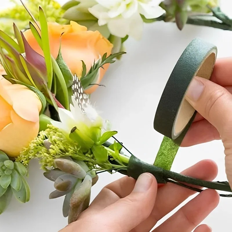 Флористическая лента для обвяз – обзор и цена Floral Tape Green