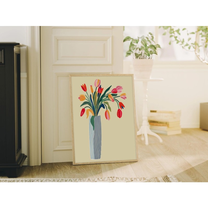 Набор из 2 картин на холсте с  – обзор и цена Florist Supply Vases