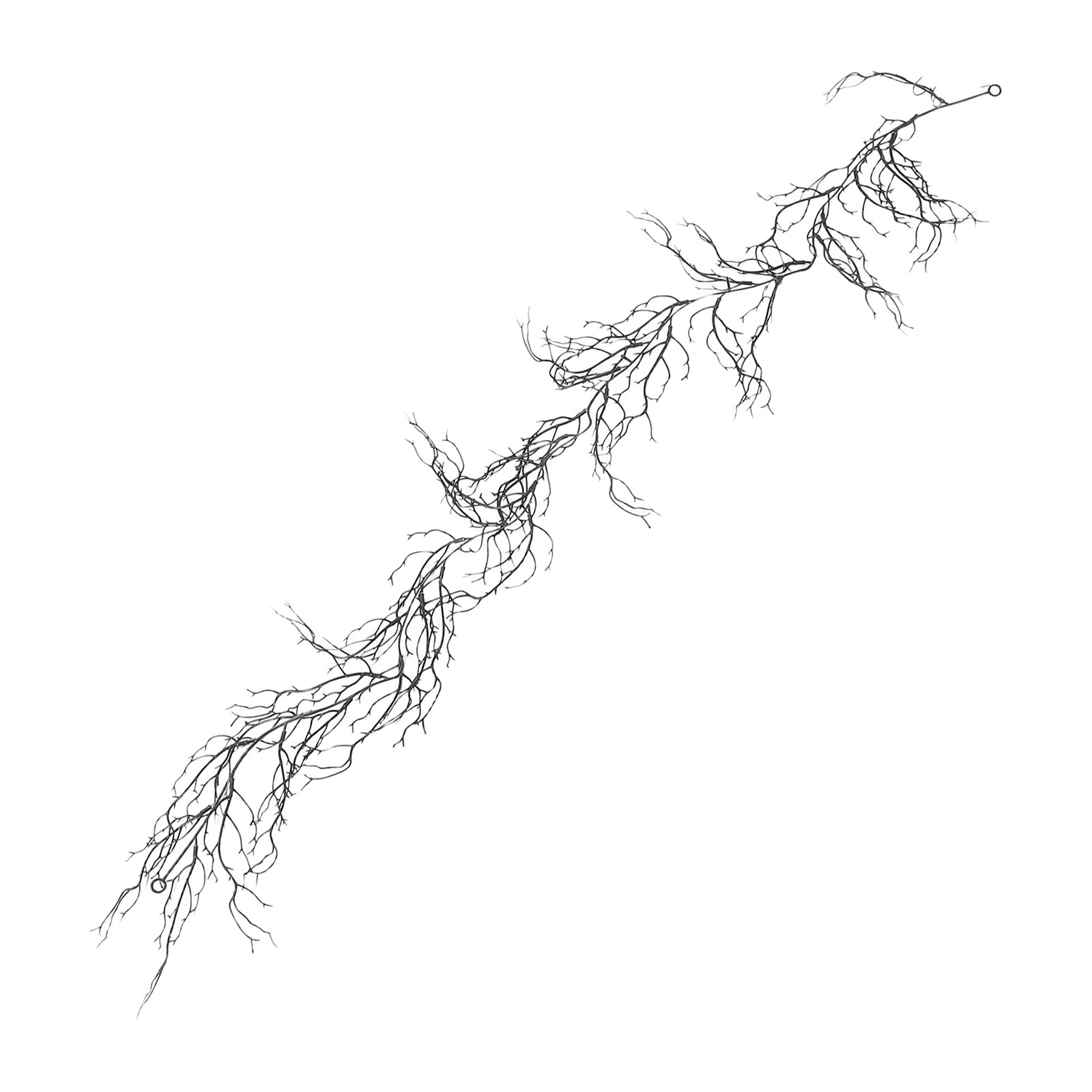 Черные пластиковые декоративны – обзор и цена Branch Curly Willow