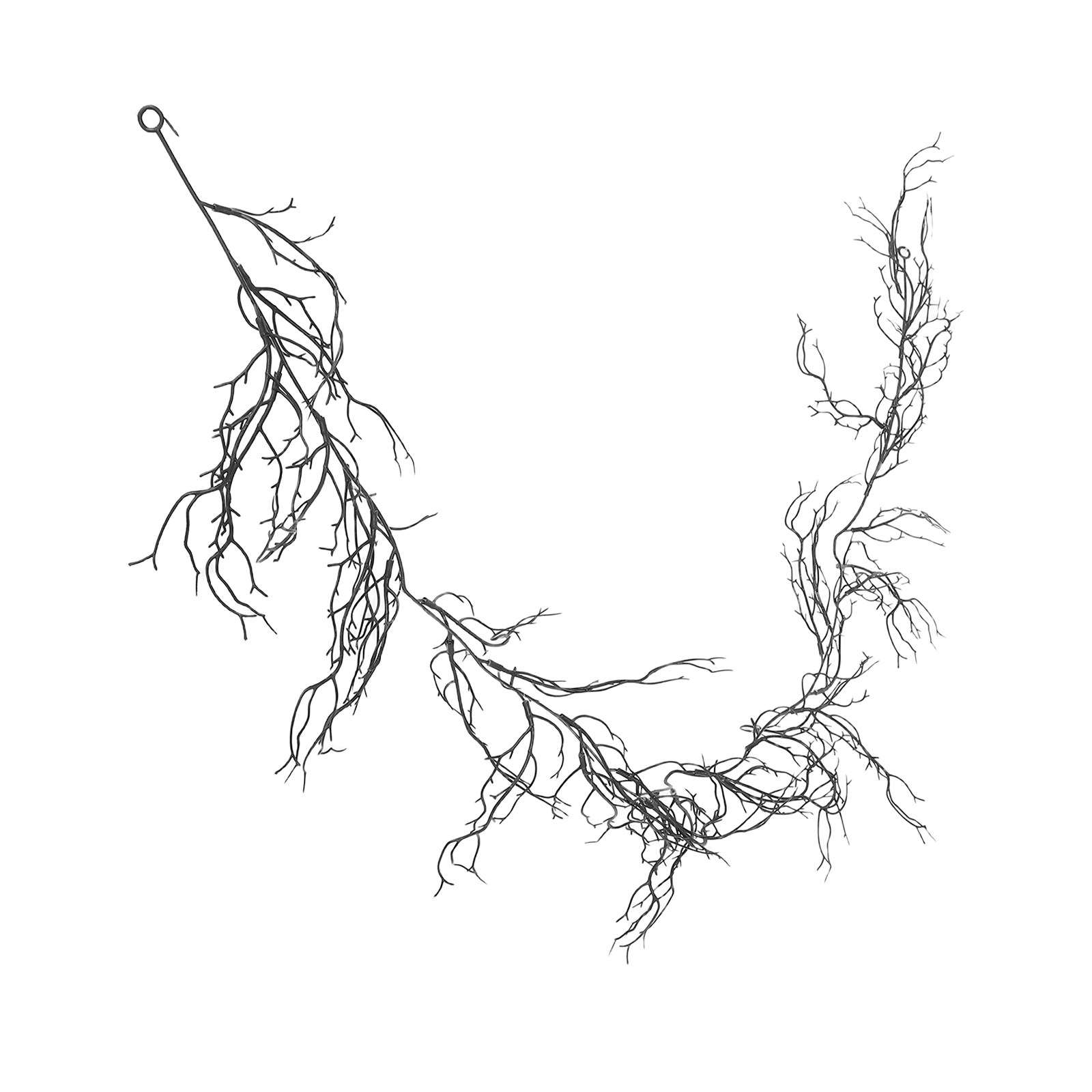 Черные пластиковые декоративны – обзор и цена Branch Curly Willow