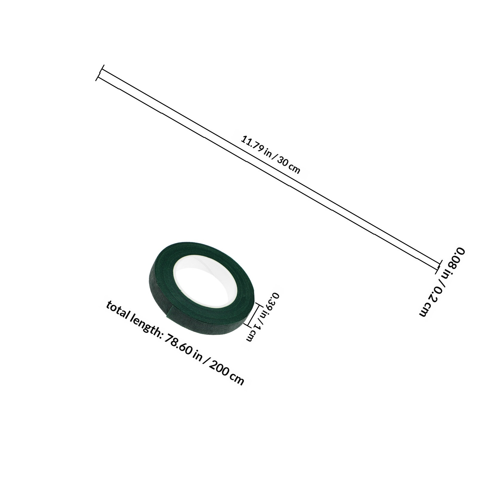 Набор флористической ленты и п – обзор и цена Floral Tape Green
